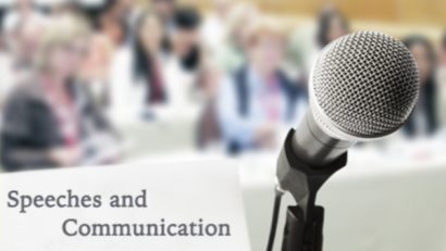 Speeches and Communication